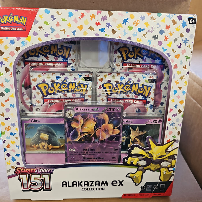 Pokemon Scarlet and Violet 3.5 151 Alakazam Ex Box