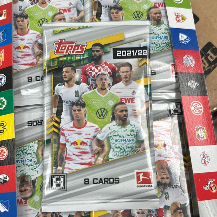 2021/22 Topps Bundesliga Soccer Hobby Box PACK