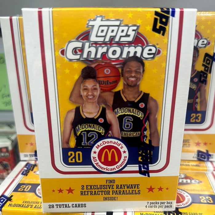 2023-24 Topps Chrome McDonalds All-American Basketball Blaster Box