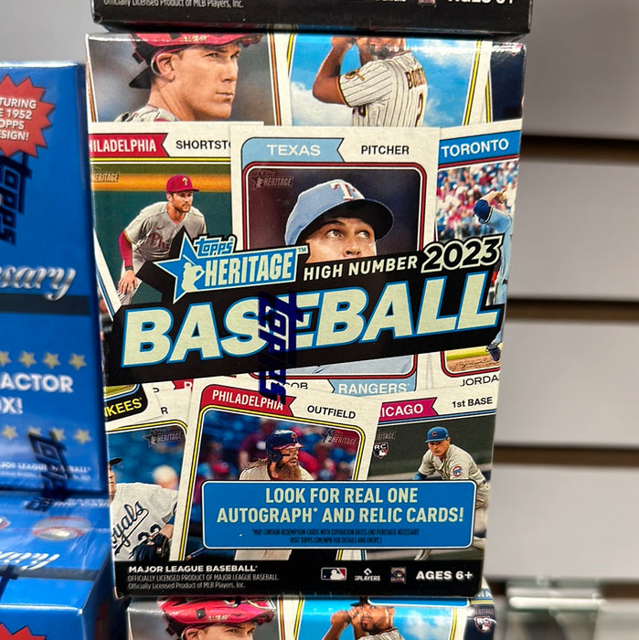 2023 Topps Heritage High Number Baseball Blaster Box