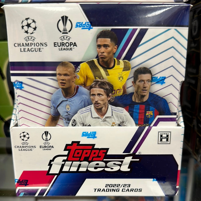 2022-23 Topps UEFA Club Competitions Finest Soccer Hobby Box