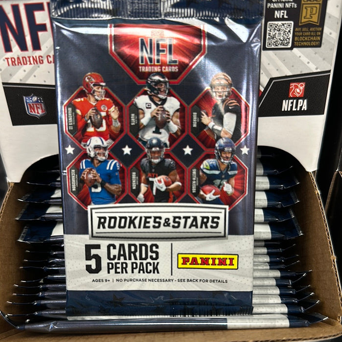 2023 Rookies and Stars Football Gravity Feed 3 Pack Special