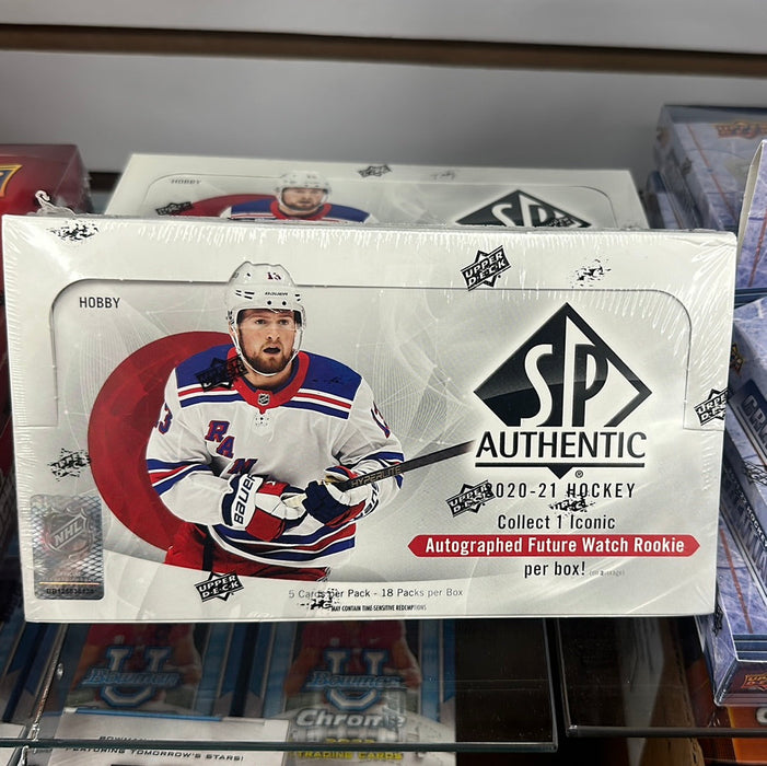 2020/21 Upper Deck SP Authentic Hockey Hobby Box PACK