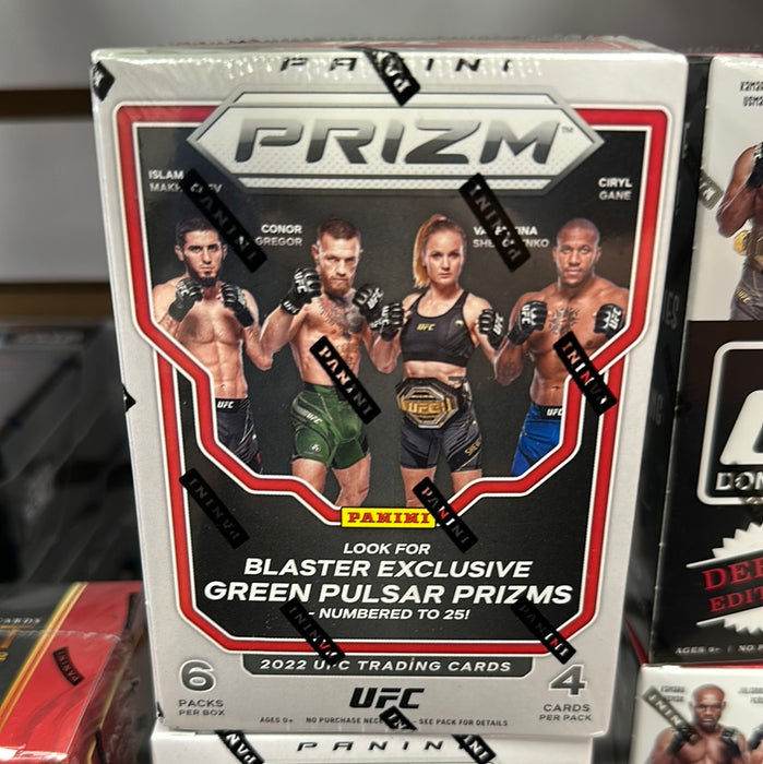 2022 Panini Prizm UFC 6-Pack Blaster Box (Green Pulsar Prizms!)