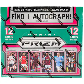 2023-24 Panini Prizm Premier League EPL Soccer Hobby Box