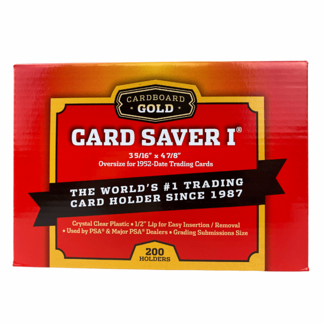CardBoard Gold Card Saver 1 Box