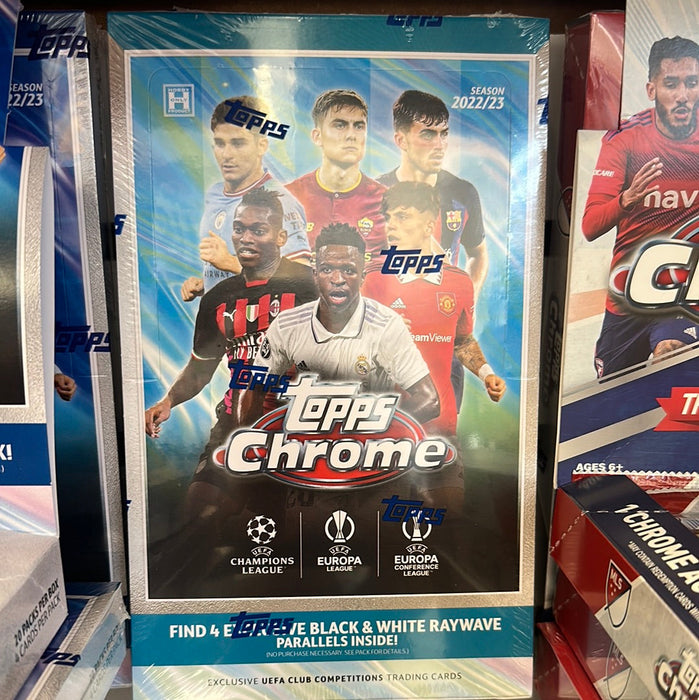 2022/23 Topps Chrome UEFA Club Competitions Soccer Hobby LITE Box PACK