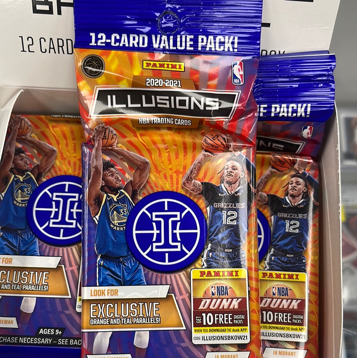 2020-21 Illusions Basketball Factory Sealed Fat Pack