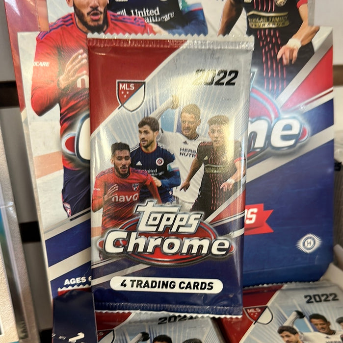 2022 Topps Chrome MLS Soccer Hobby Box PACK