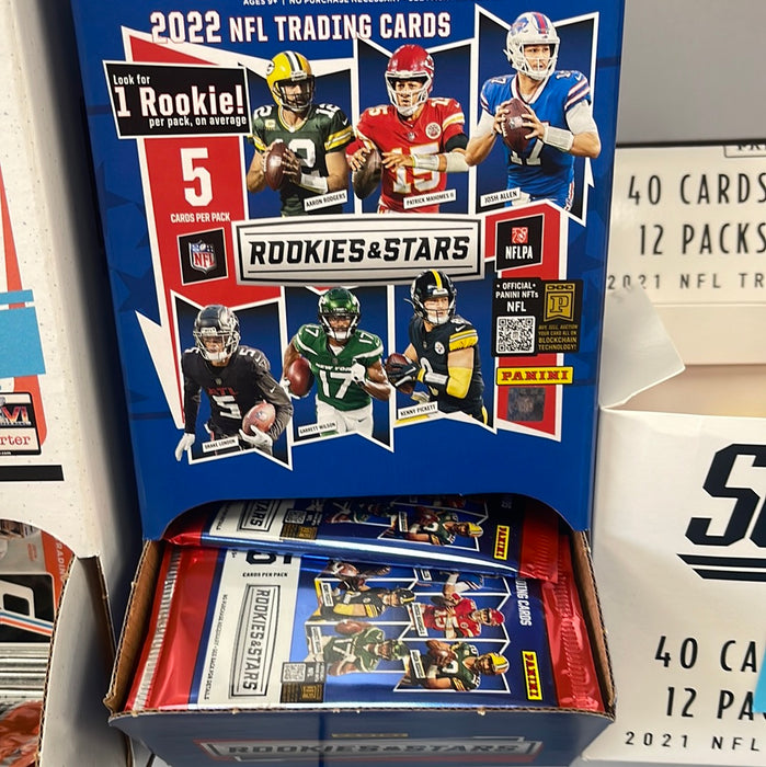 2022 Rookies and Stars Football Gravity Feed Pack