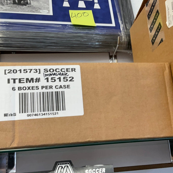 2022-23 Panini Immaculate Soccer Hobby 6-Box Case