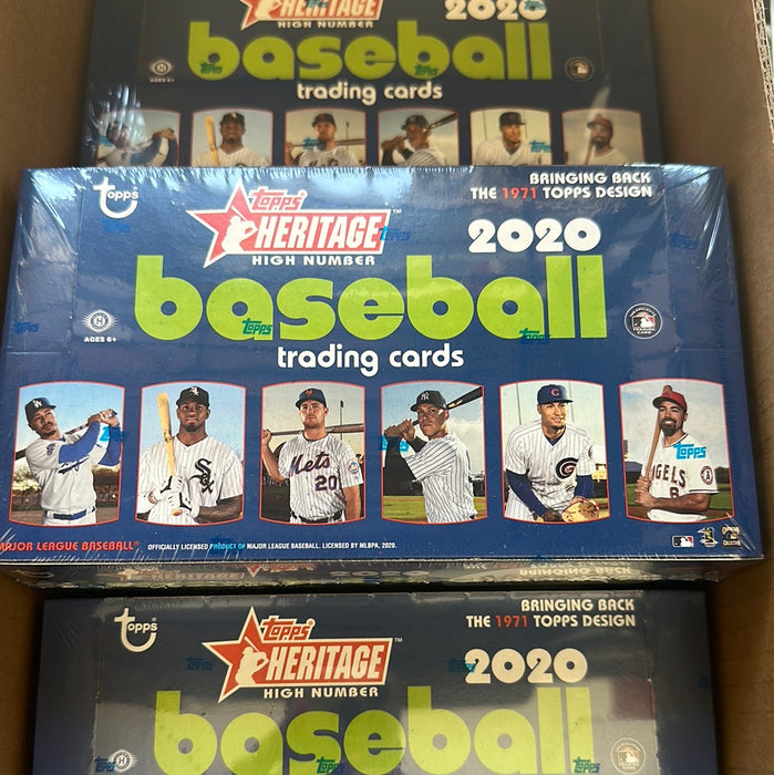 2020 Topps Heritage High Number Baseball Hobby Box