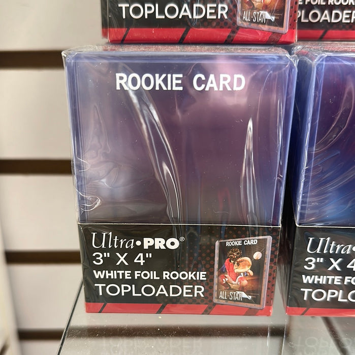 Ultrapro 3" X 4" ROOKIE Regular Toploader