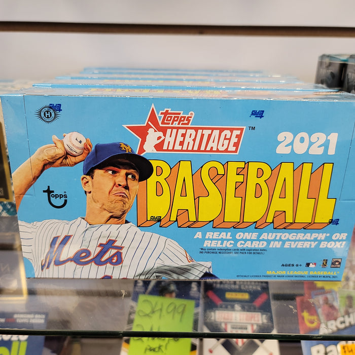 2021 Topps Heritage Baseball Hobby Box