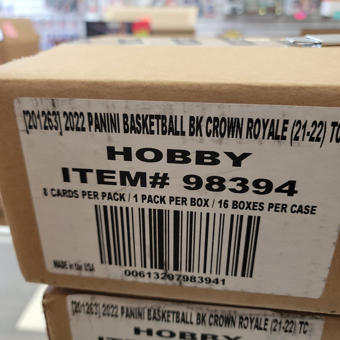 2021-22 Panini Crown Royale Basketball Hobby Box