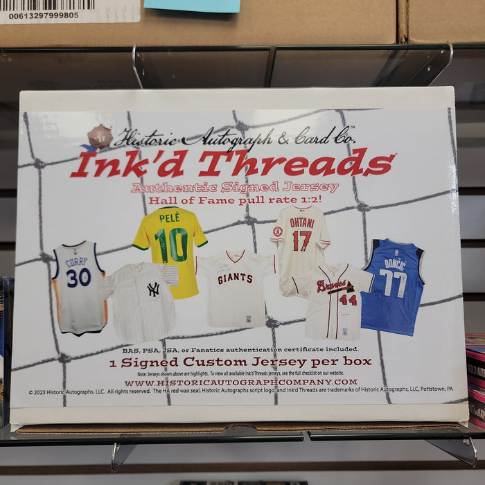 2023 Historic Autographs Ink'd Threads Signed Jersey Box