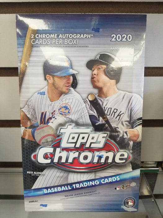 2020 Topps Chrome Baseball Hobby Box - PACK