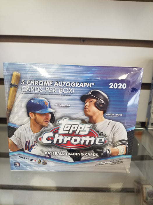 2020 Topps Chrome Baseball Hobby Jumbo Box
