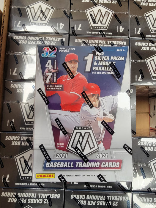 2021 Panini Mosaic Baseball 7-Pack Blaster Box