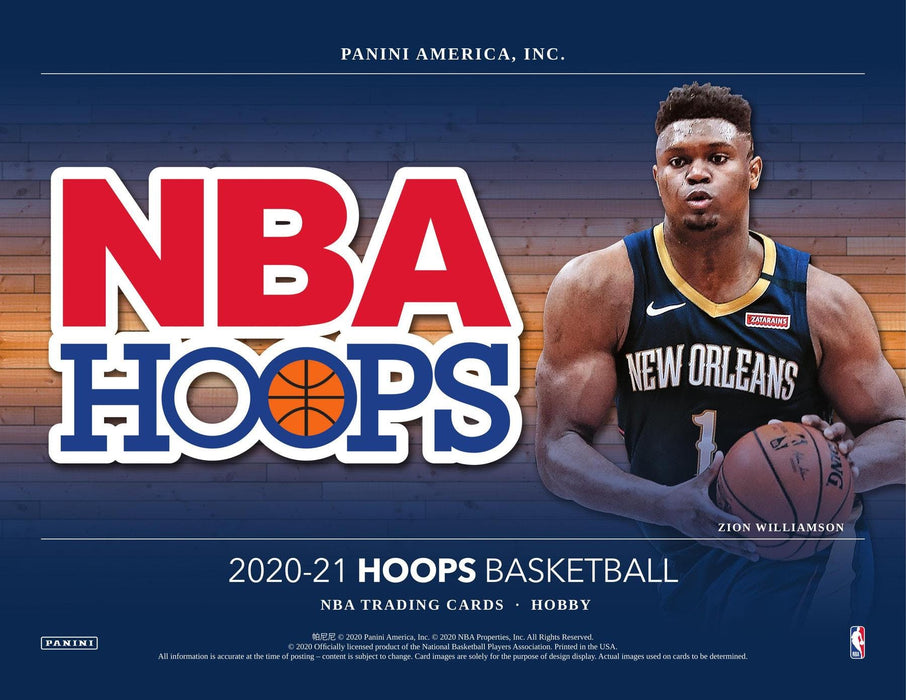 2020-21 Panini NBA Hoops Basketball Hobby Box - PRESELL