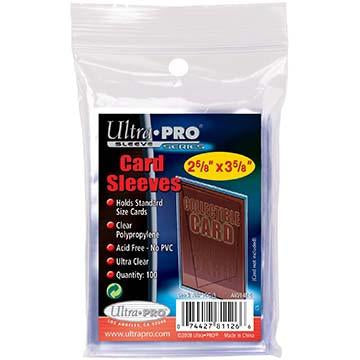 Ultra Pro Card Sleeves - 100 qty Pack Penny Sleeves