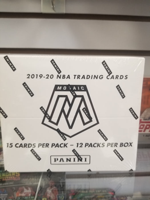2019-20 Panini Mosaic Basketball Cello 12 Pack Box