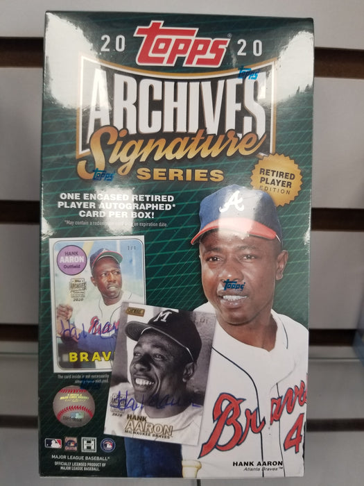 2020 Topps Archives Signature Series Retired Player Edition Baseball Box
