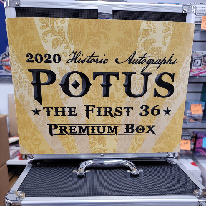 2020 Historic Autographs POTUS - The First 36 Premium Box - 3 BOX CASE ONLY