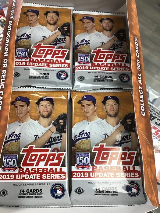 2019 Topps Update Series Baseball Hobby Box PACK