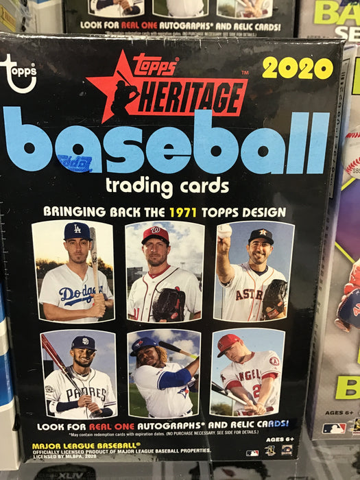 2020 Topps Heritage Baseball BLASTER Box