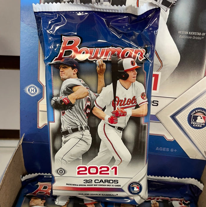 2021 Bowman Baseball Jumbo HTA Box - PACK