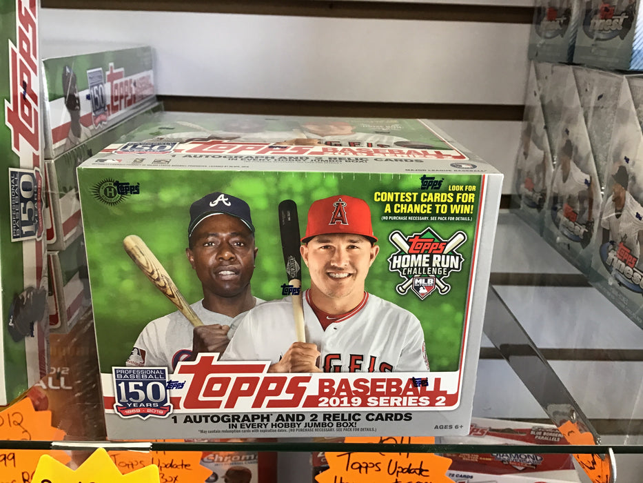 2019 Topps Series 2 Baseball Jumbo Hobby Box